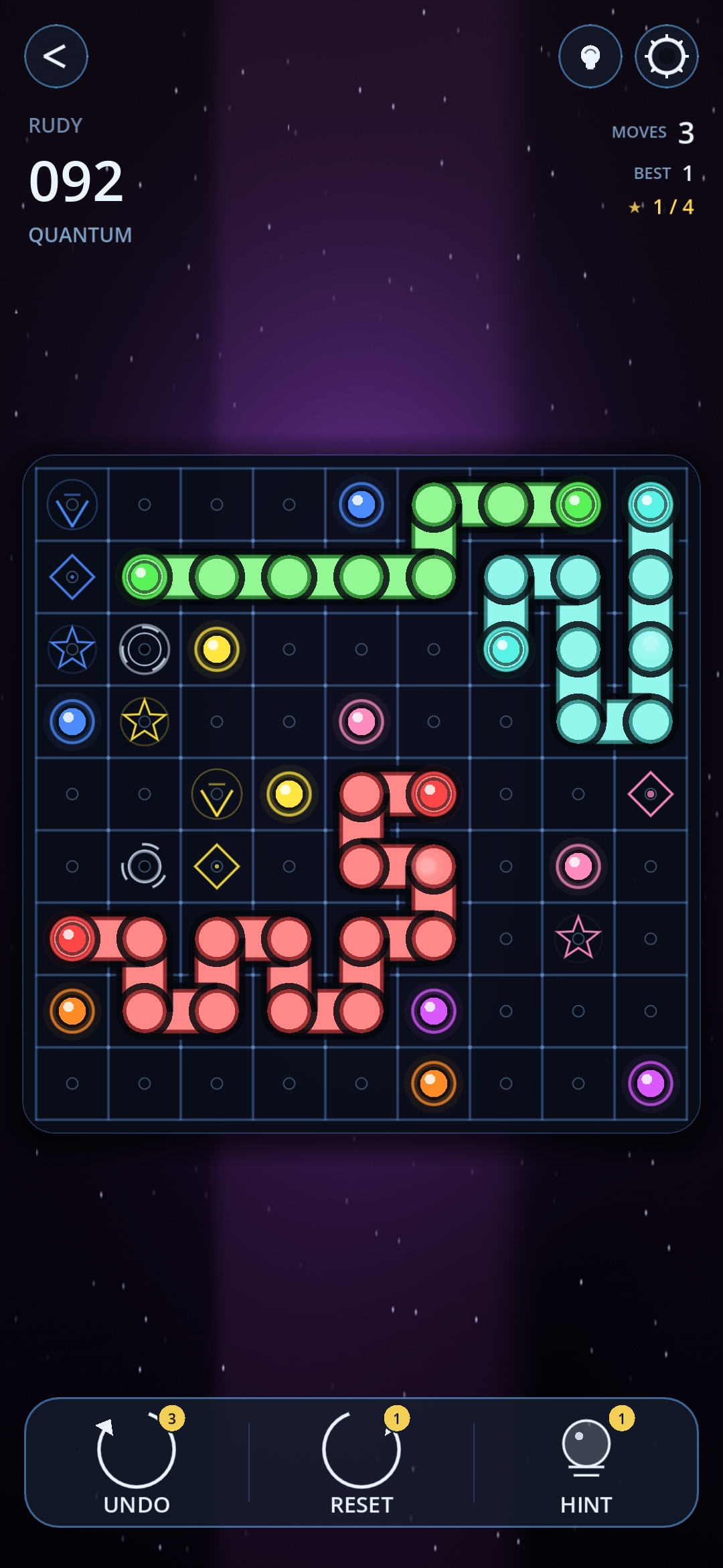 Portals, stars, diodes and checks on one puzzle